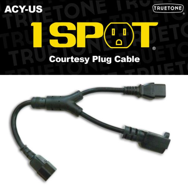 Truetone ACY-US 1' IEC Y Power Cable