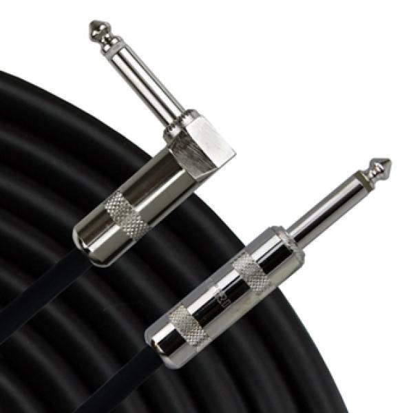 50' AVLX 1/4" Instrument Cable (Straight-Right Angle)