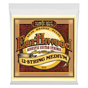 Ernie Ball 2012 Earthwood Medium 12-String 80/20 Bronze Acoustic Guitar Strings - 11-28 Gauge Front