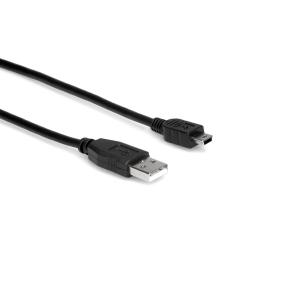 6' High Speed USB Cable, Type A to Mini-B