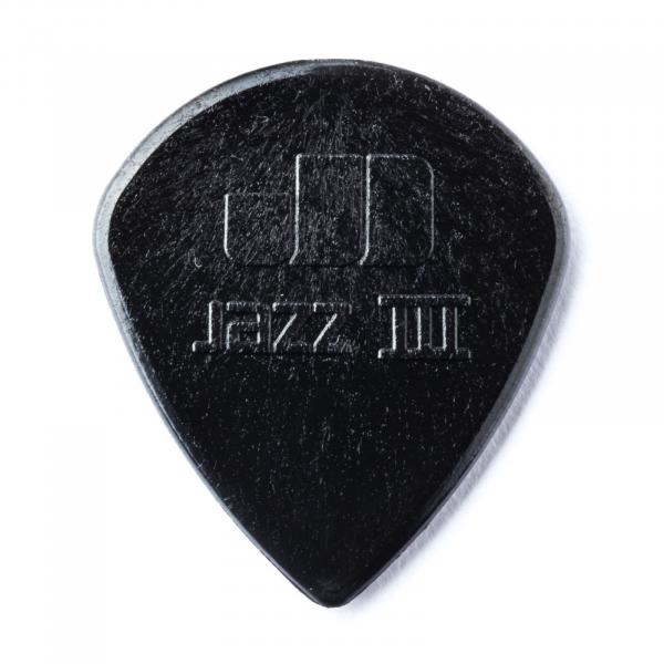 Dunlop 47R3S Stiffo Jazz III Black Nylon Guitar Pick (Bag of 24)