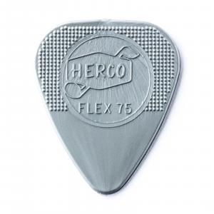 Dunlop HE211 Herco Flex 75 Silver Nylon Guitar Pick (Bag of 100) Front