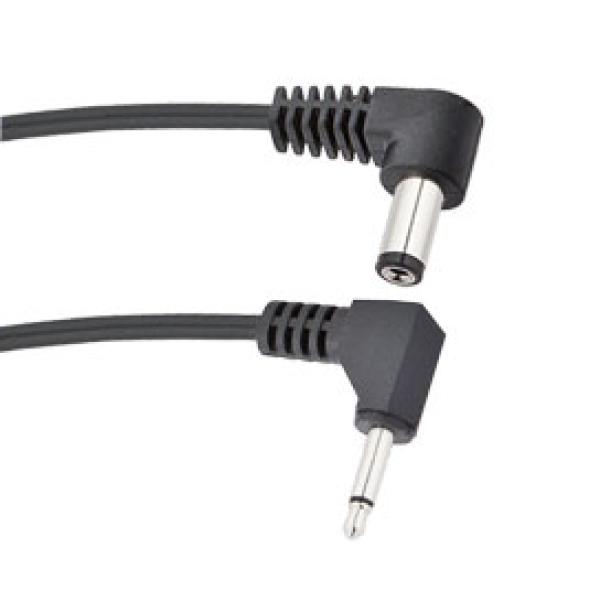 Voodoo Lab 3.5mm Mini Plug and 2.1 mm Barrel Cable-18" Right Angle