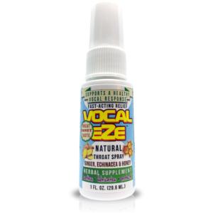 Vocal Eze All-Natural Throat Spray bottle